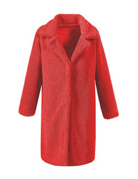 Saar Coat with Oversized in Red