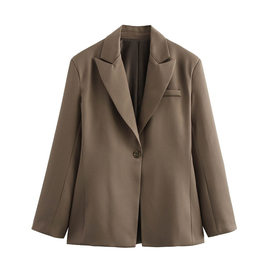 Saar Elegant Jacket with Pockets in Multicolor