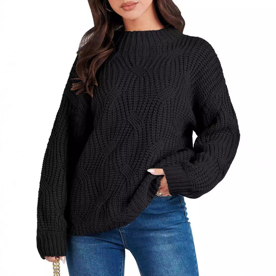 Saar Knit Sweater in Black