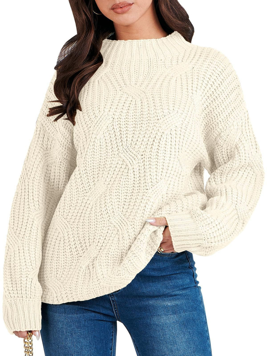 Saar Knit Sweater in Cream
