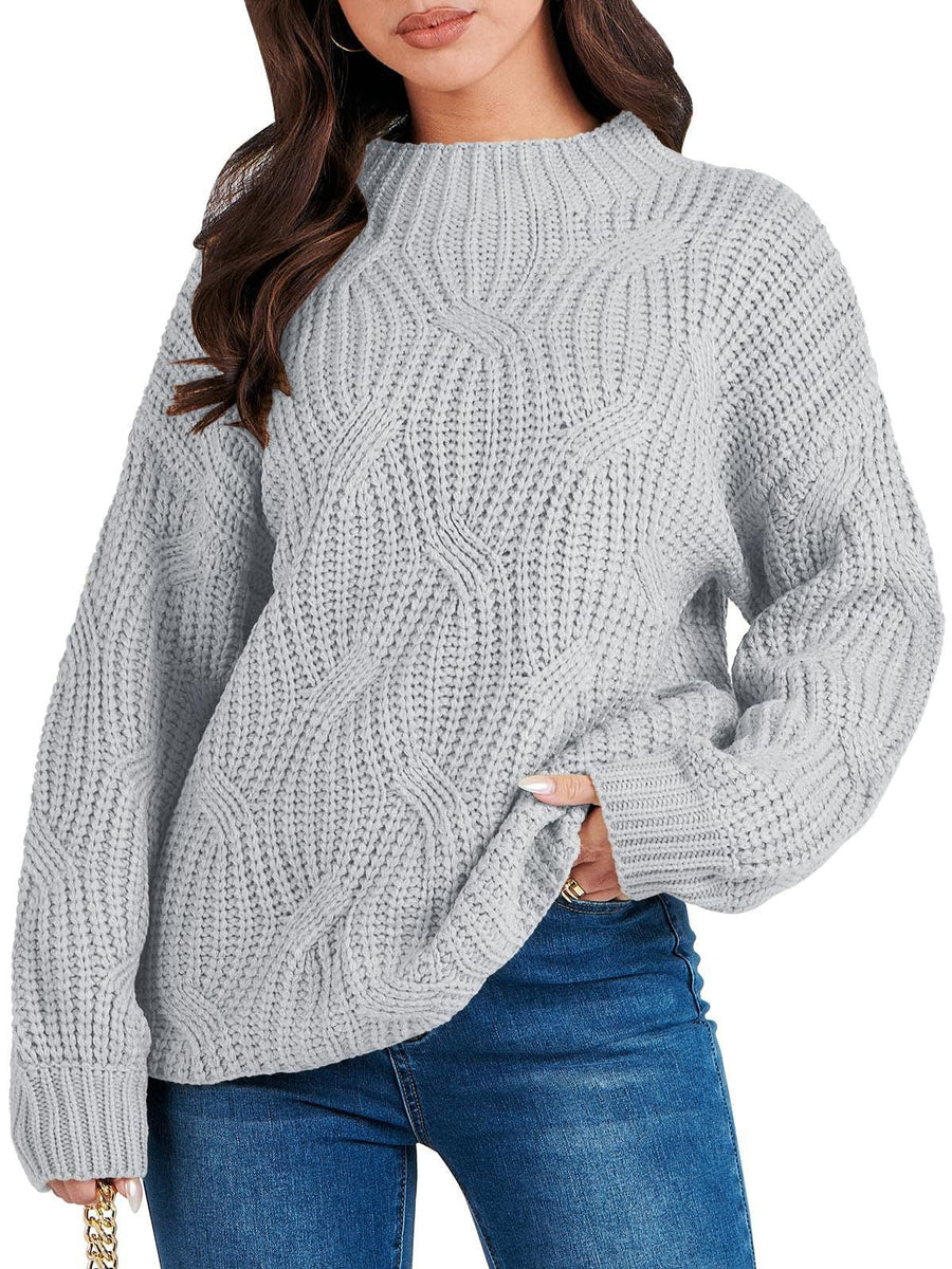 Saar Knit Sweater in Grey