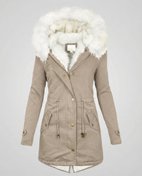 Saar Warm Jacket in Beige