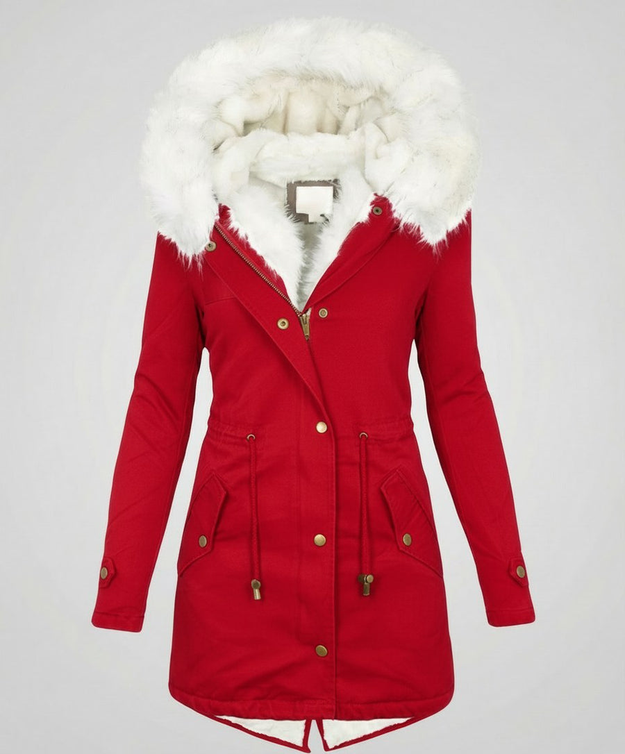 Saar Warm Jacket in Red