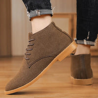 Sabatino Barresi Suede Chukka Boot in Sienna Brown