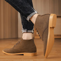 Sabatino Barresi Suede Chukka Boot in Sienna Brown