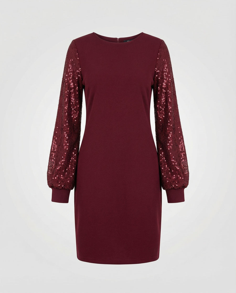 Sabine Casual Dress in Black