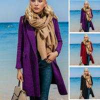 Sabine Elegant Trench Coat with Button Front