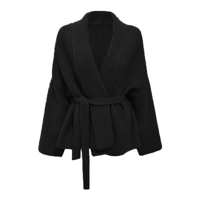Sabine Knit Cardigan in Black