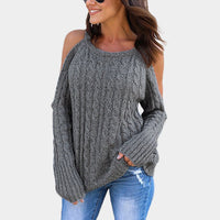 Sabine Knit Sweater in Grey