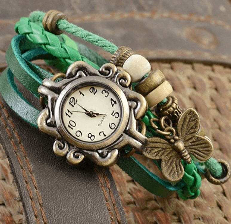 Sabine Vintage Watch in Green