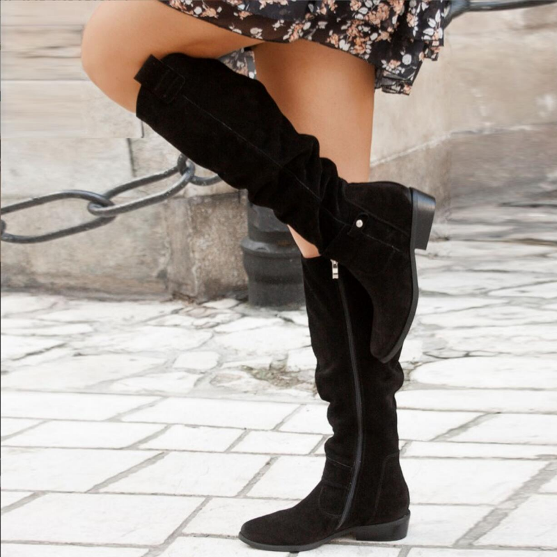 Tanja | Women's Fall Over The Knee Zip Boots