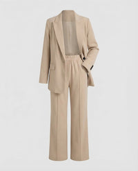 Sadie Elegant Blazer in Beige