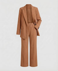 Sadie Elegant Blazer in Brown