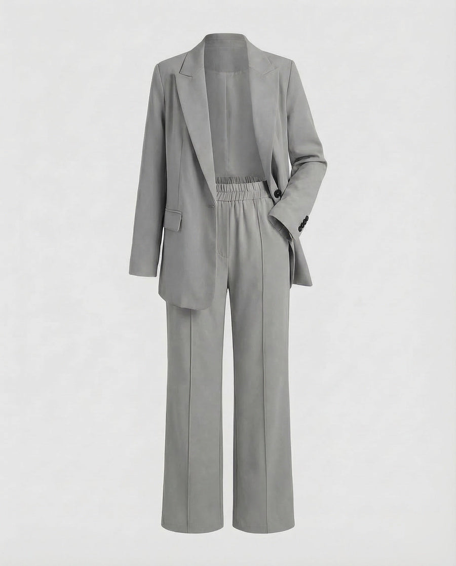 Sadie Elegant Blazer in Grey