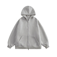 Sadie Jacket with Hood in Light Grey