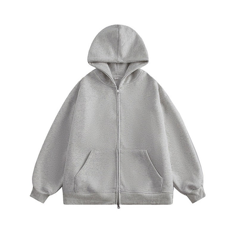 Sadie Jacket with Hood in Light Grey