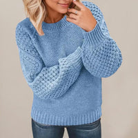 Sadie Knit Sweater in Sky Blue