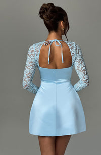 Kiara Mini Dress – Blue