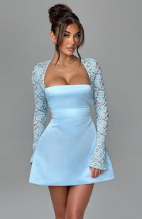 Kiara Mini Dress – Blue