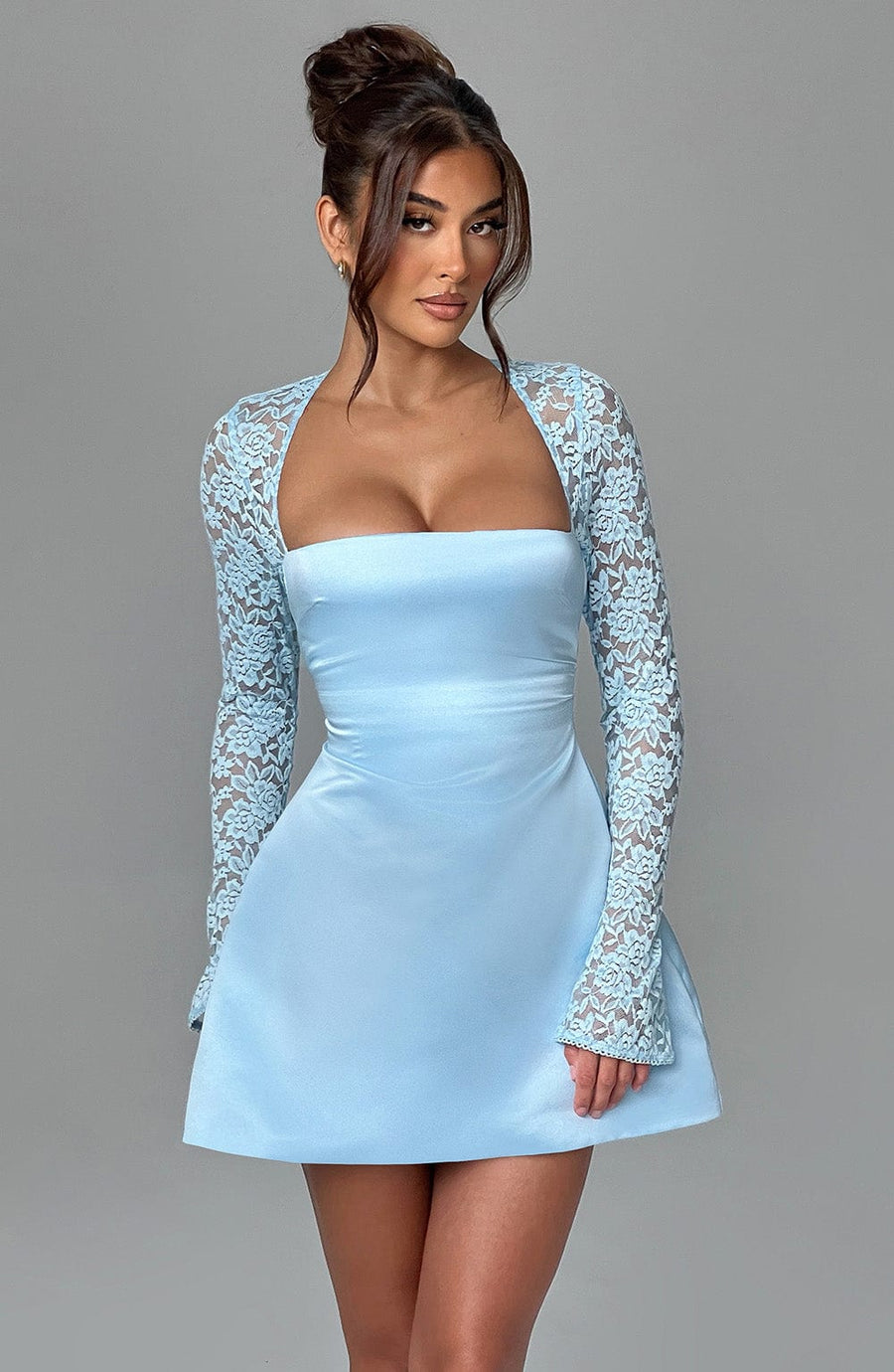 Kiara Mini Dress – Blue