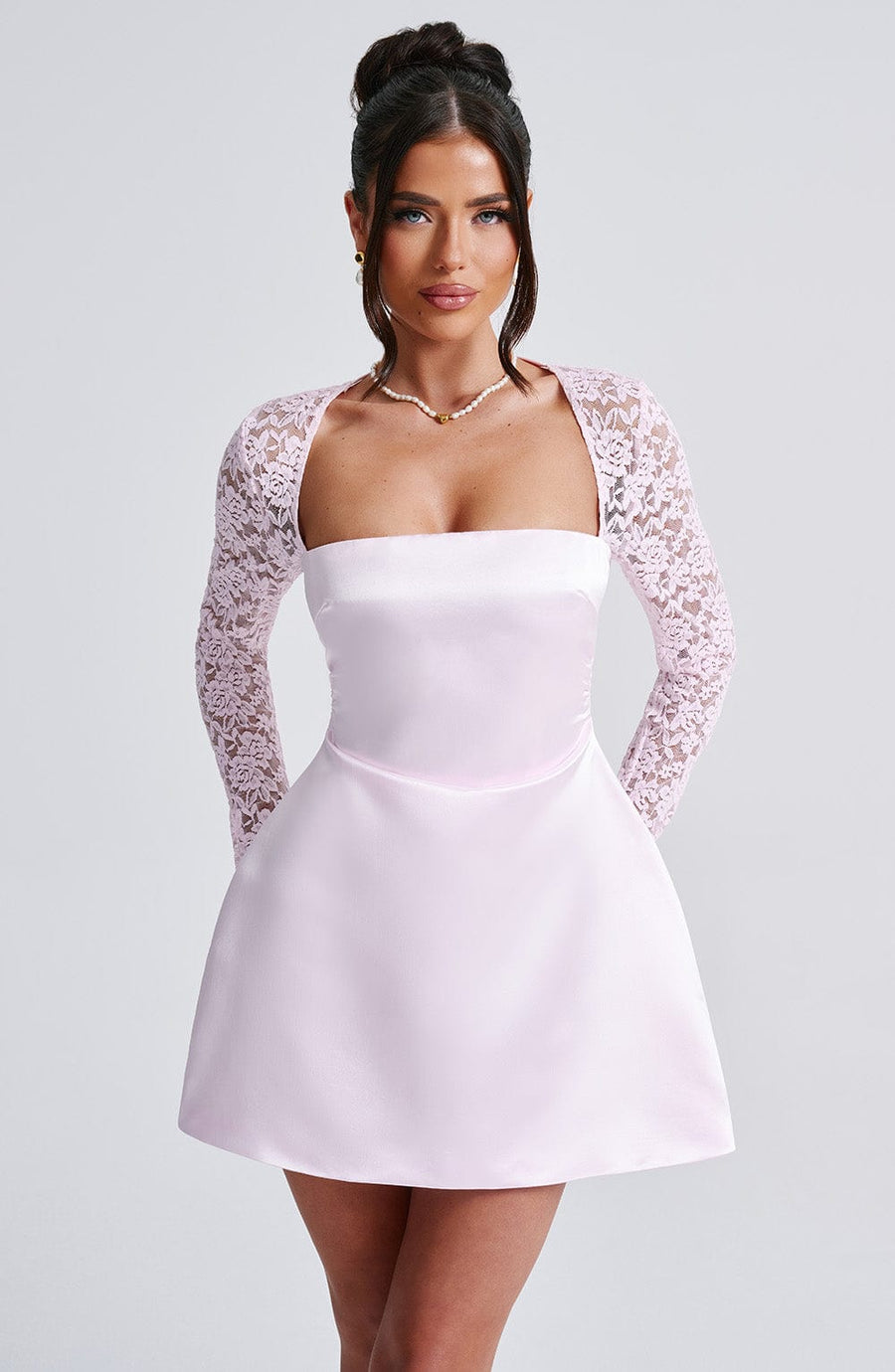 Kiara Mini Dress – Blush