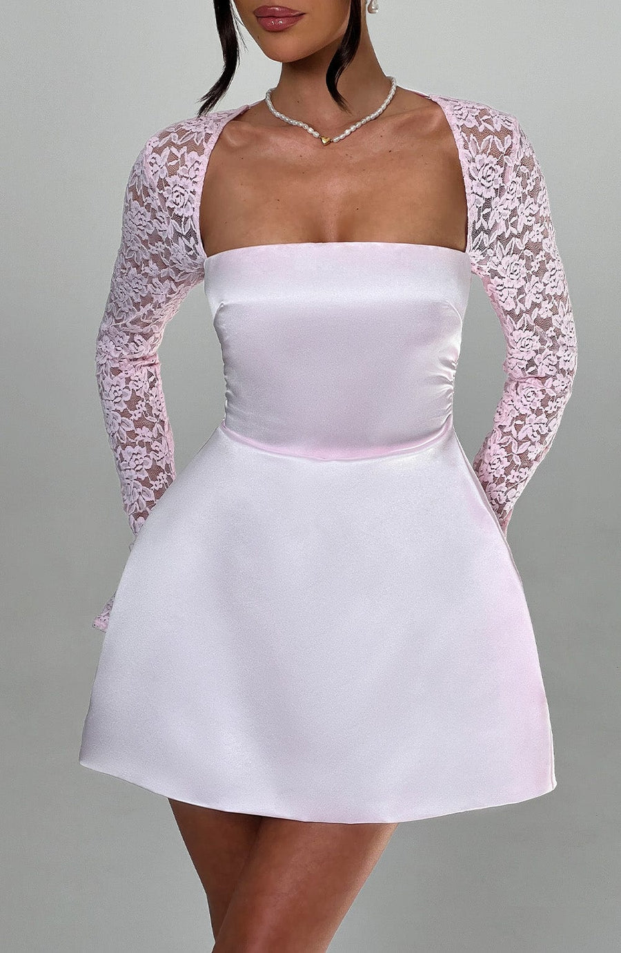 Kiara Mini Dress – Blush