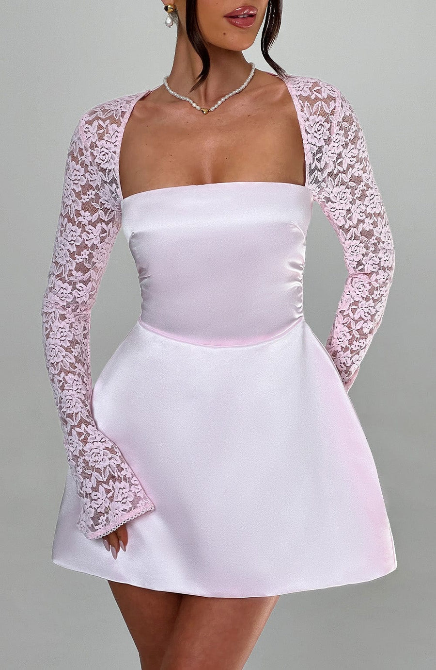 Kiara Mini Dress – Blush