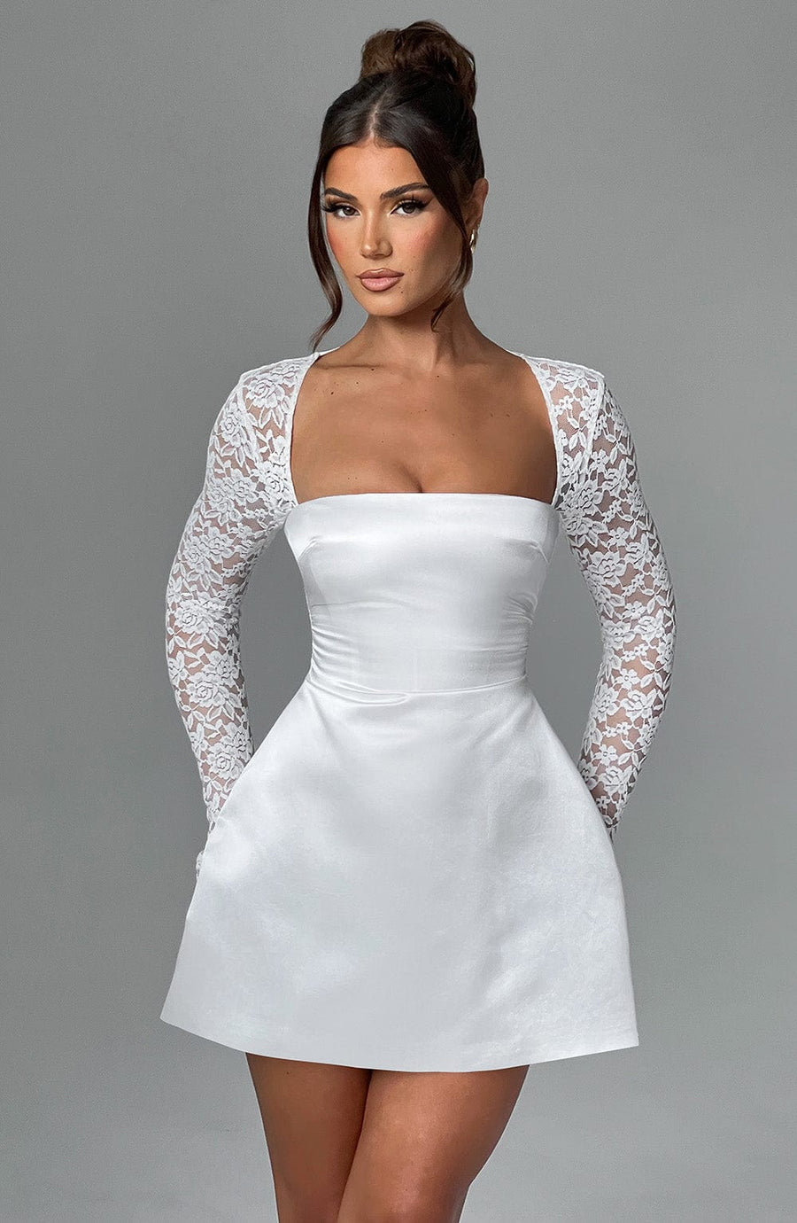 Kiara Mini Dress – Ivory