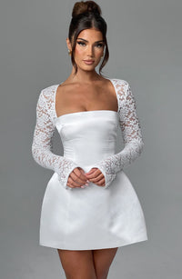 Kiara Mini Dress – Ivory