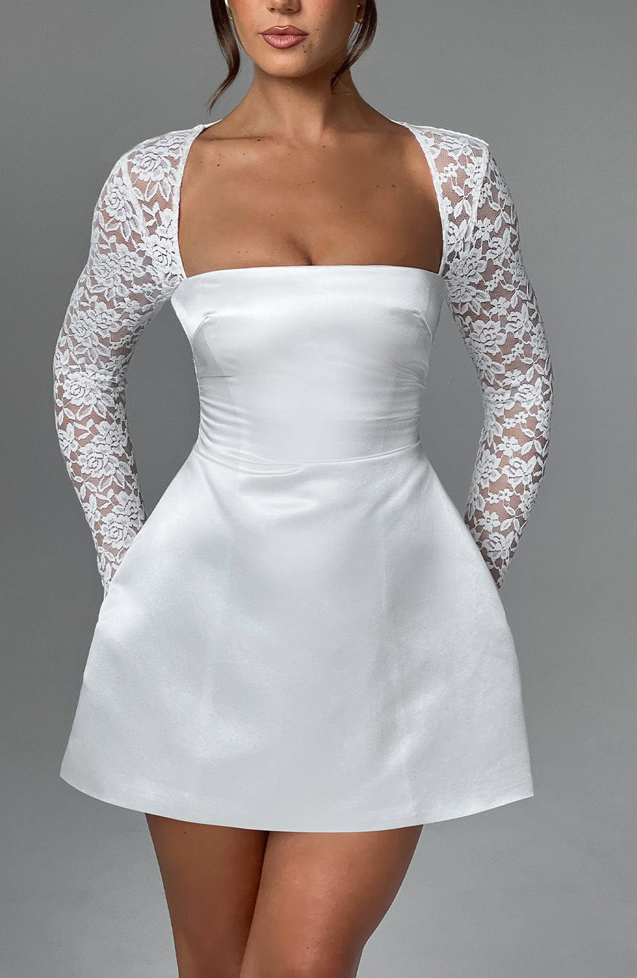 Kiara Mini Dress – Ivory
