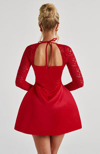 Kiara Mini Dress – Red