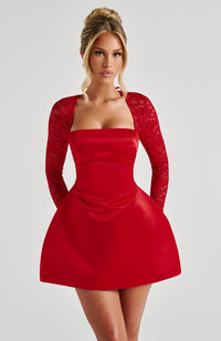 Kiara Mini Dress – Red