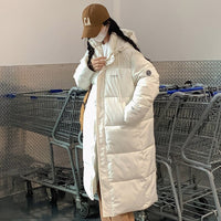 Sadie Quilted Jacket with Hood in Beige