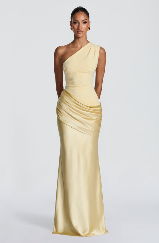 Yara Maxi Dress – Lemon