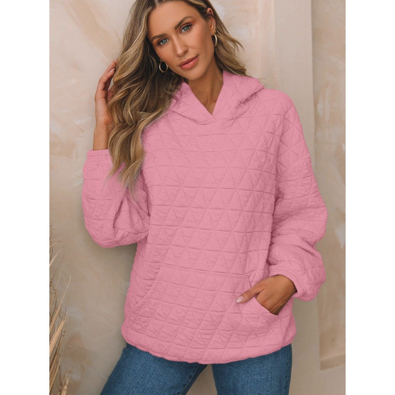 Sage Hoodie with Pockets and Hood in Pink