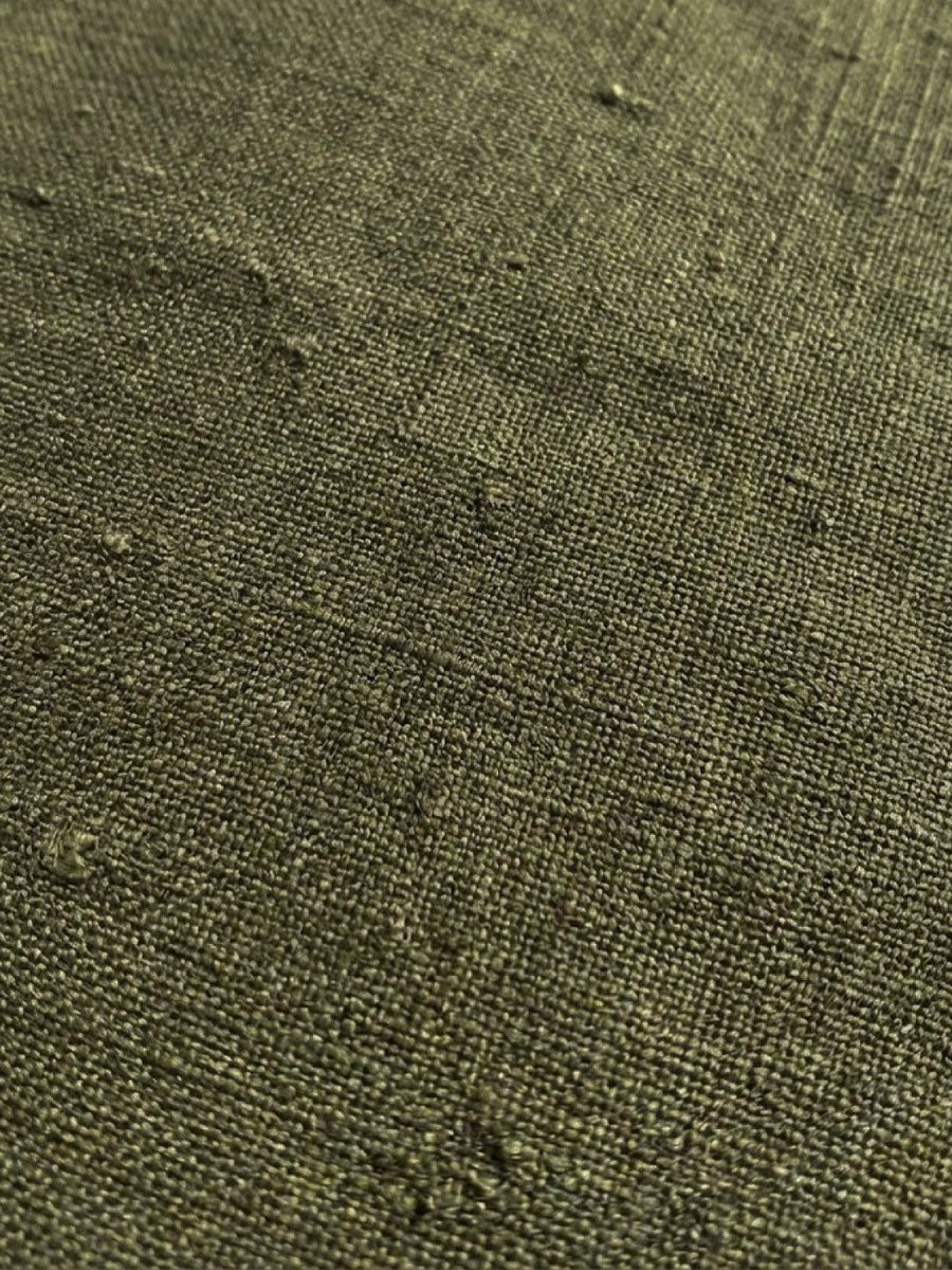 Sage Women's Linen Sleeveless Top Wide Leg Pants Two-Piece Set in Army Green
