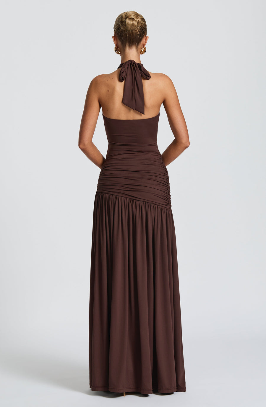Anneliese Maxi Skirt - Plum Brown