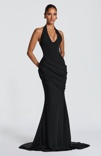 Salma | Silk Formal Gown