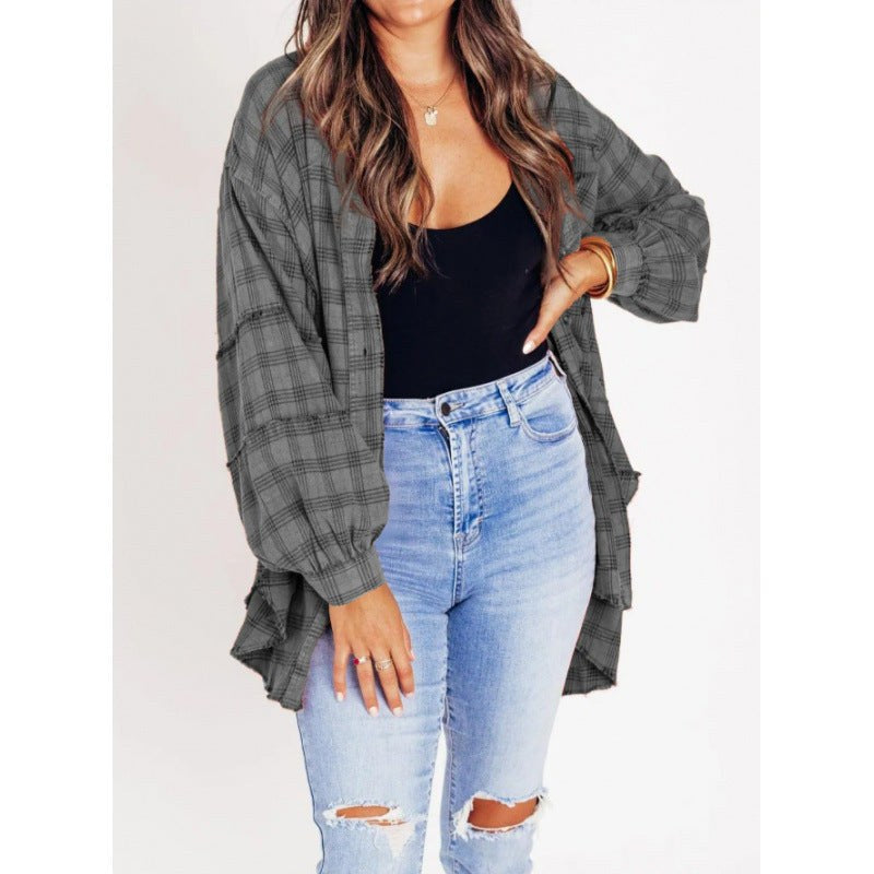 Salome Casual Jacket in Dark Grey