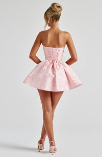 Jorja Mini Dress – Blush