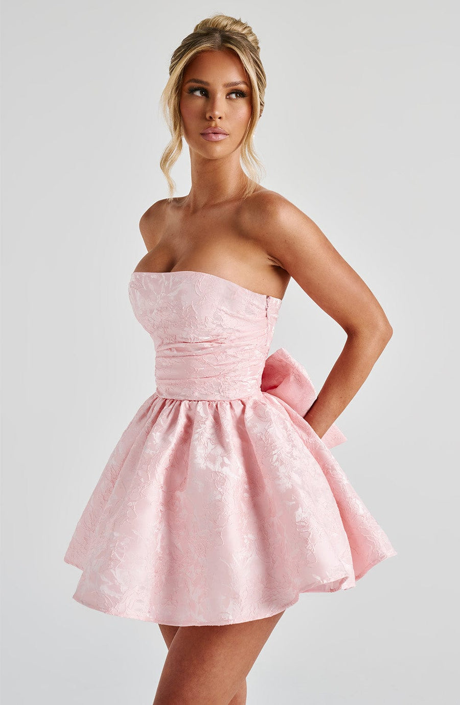 Jorja Mini Dress – Blush