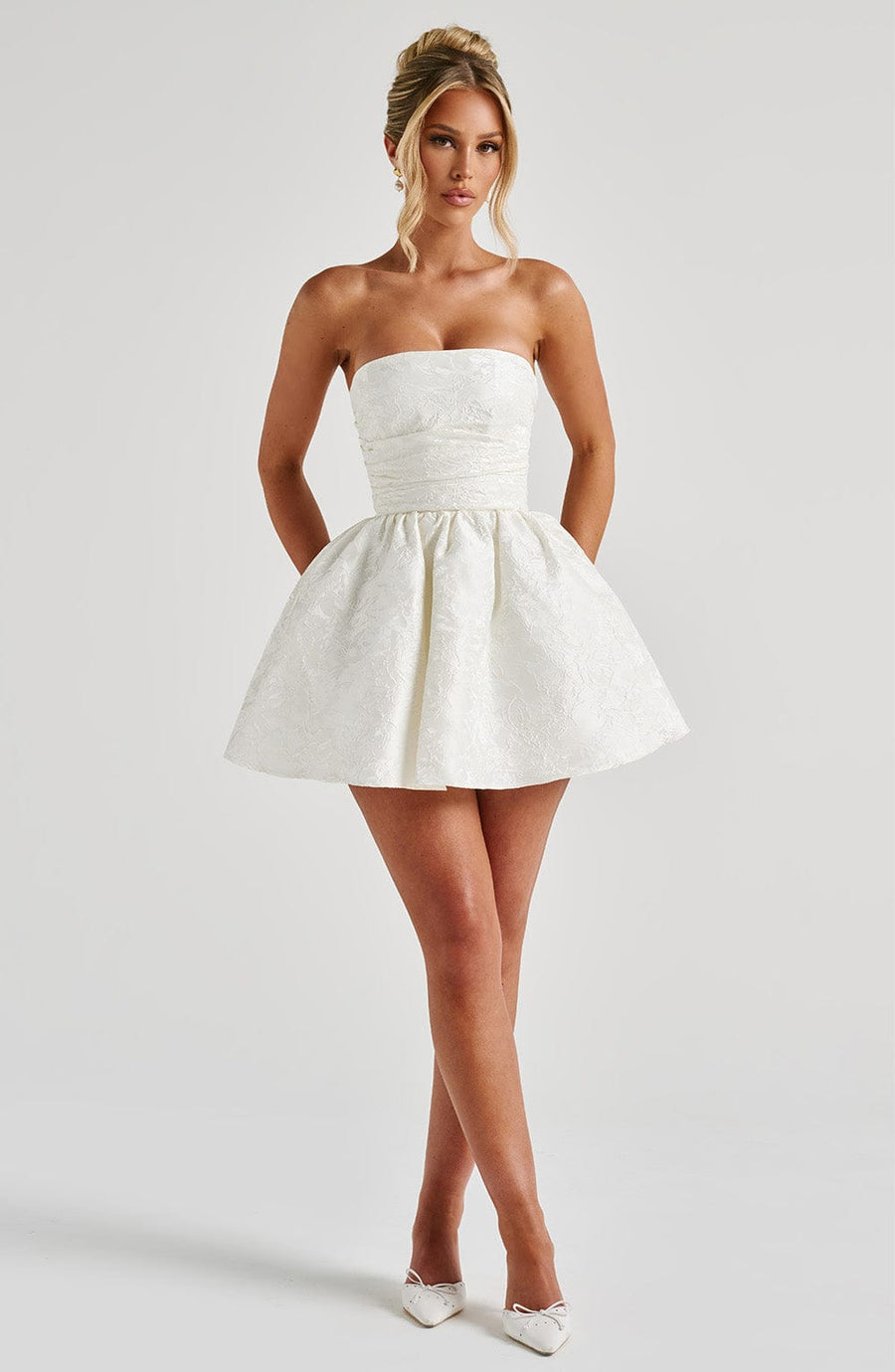 Jorja Mini Dress – Ivory
