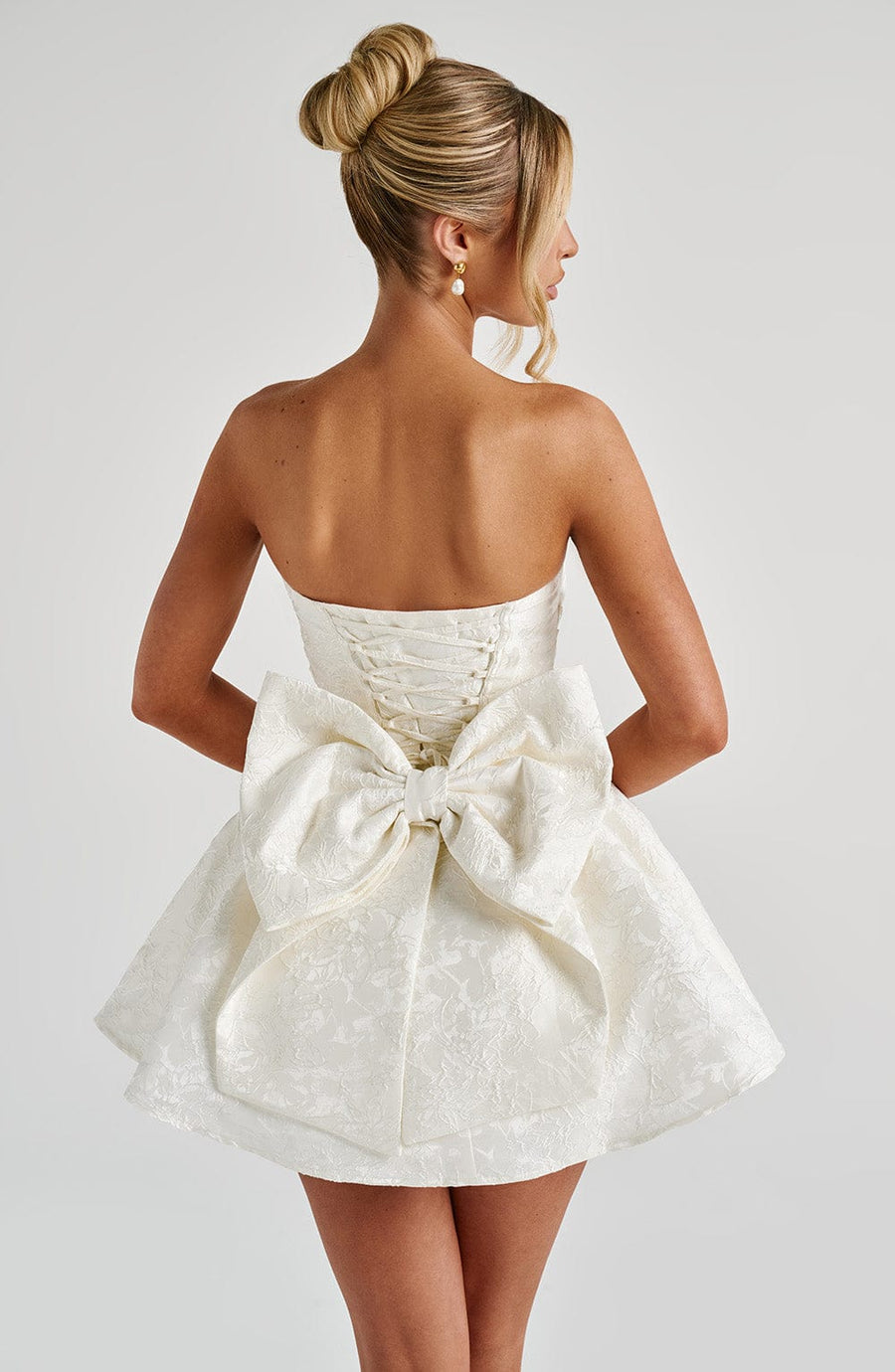 Jorja Mini Dress – Ivory