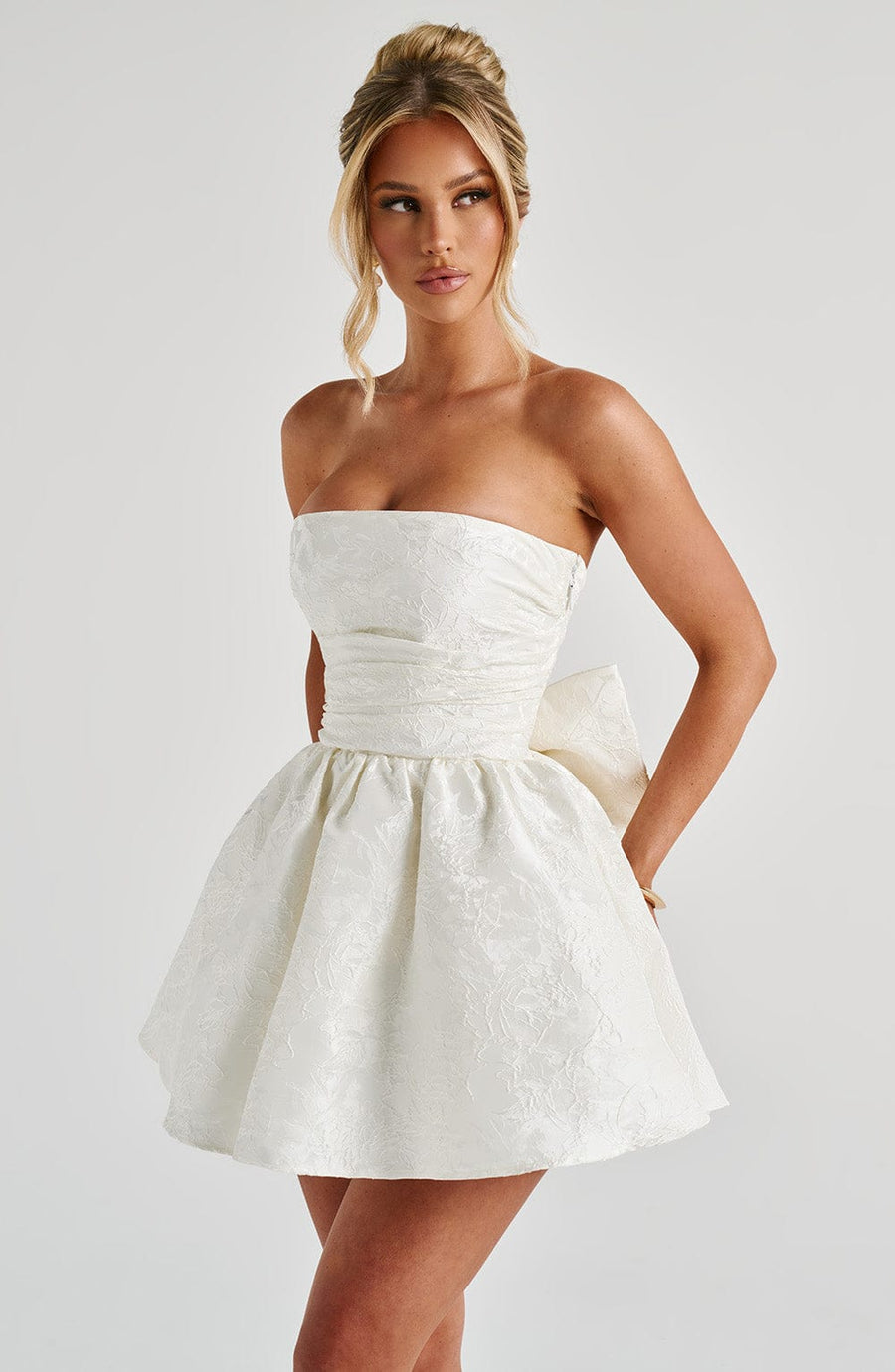 Jorja Mini Dress – Ivory