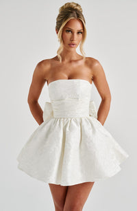 Jorja Mini Dress – Ivory