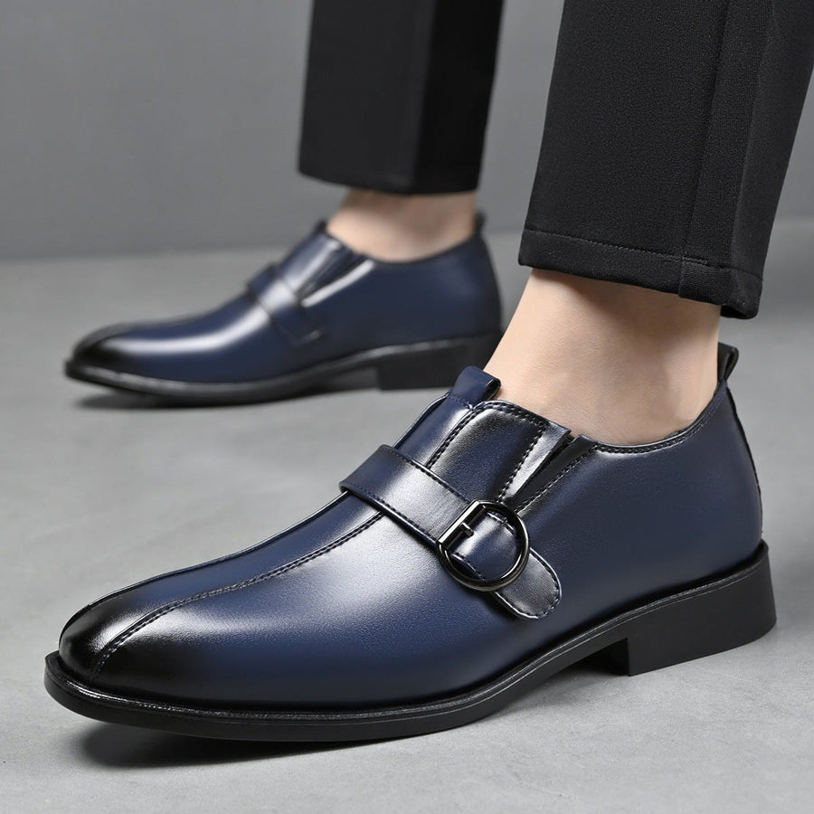 Salvatore Monk Strap Slip On in Royal Blue