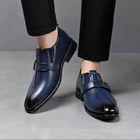 Salvatore Monk Strap Slip On in Royal Blue