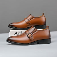 Salvatore Monk Strap Slip On in Sienna Brown