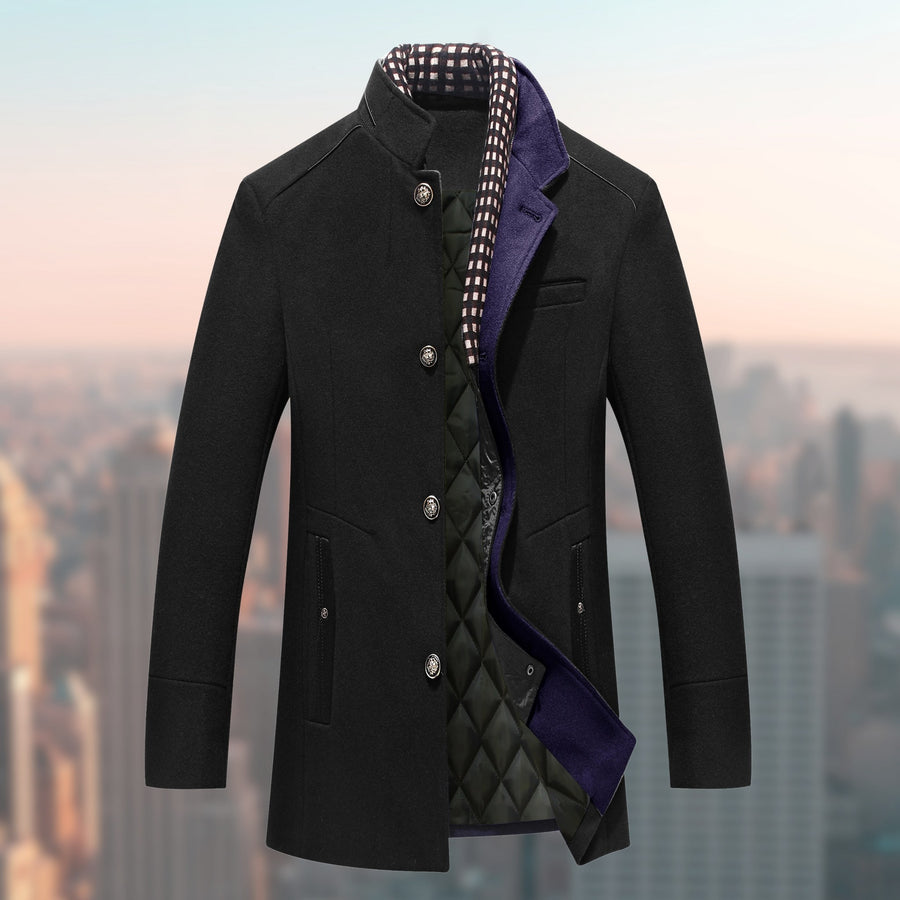 Sander Coat in Black