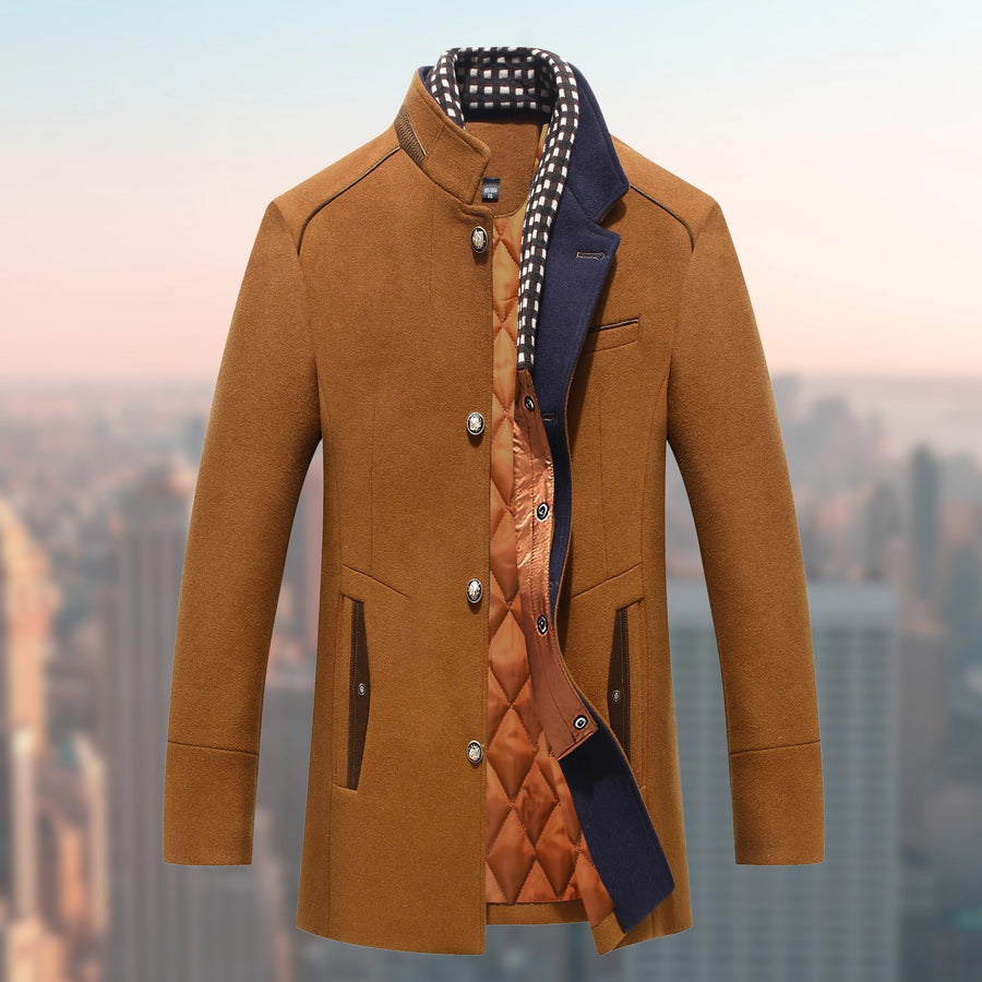 Sander Coat in Brown